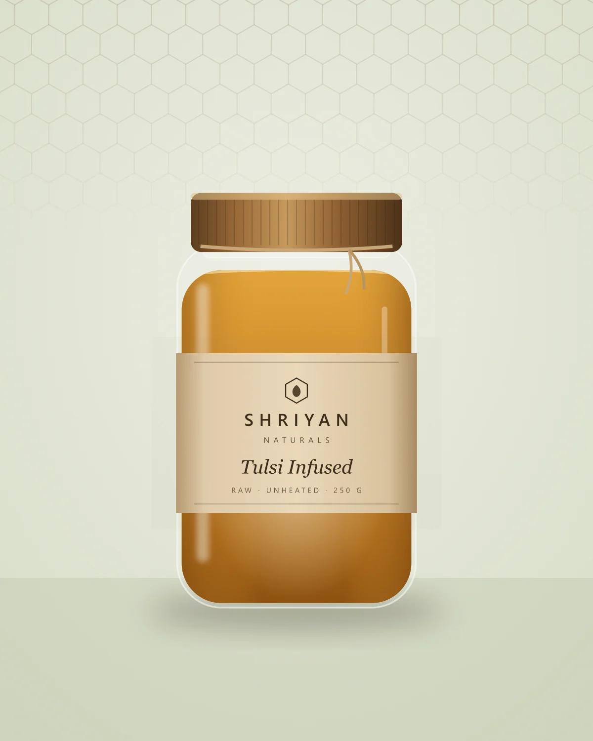 Tulsi Infused Honey jar